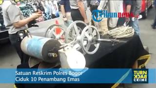 10 Penambang Emas Diciduk Polres Bogor [upl. by Einahteb]