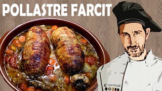 ▷POLLASTRE FARCIT al forn 🍽 Un rodó rostit amb SALSA A LA CATALANA  Receptes de cuina [upl. by Elleniad]