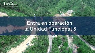 Ponemos en operación la Unidad Funcional 5 del proyecto PamplonaCúcuta [upl. by Anila]