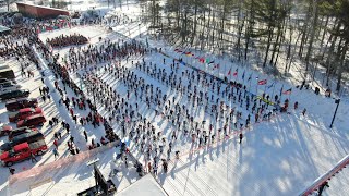 2022 American Birkebeiner Race Highlights [upl. by Nerraf]