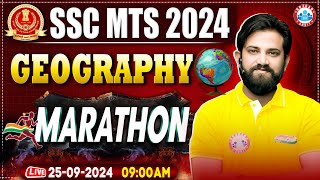 SSC MTS Marathon Classes 2024  Geography Marathon for SSC MTS  Geography By Naveen Sir [upl. by Robina]