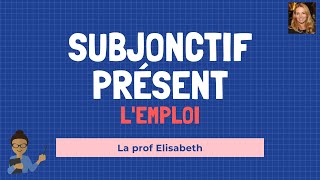 Le subjonctif présent en français Partie 2 lemploi du subjonctif English captions available 😉 [upl. by Dar]