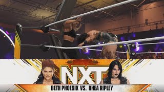 BETH PHOENIX VS REAH RIPLEY C WWE NXT WWE 2K24 TQSVERSE [upl. by Ile]