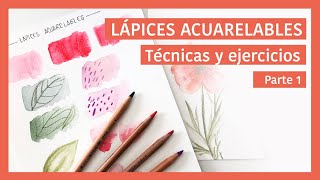 Como usar lápices acuarelables 😍 Parte 1 [upl. by Trinl]