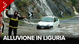 Alluvione tra Cogoleto Varazze e Celle Ligure allagamenti tra la provincia di Genova e Savona [upl. by Myles]