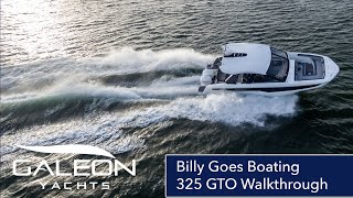 Sporty Galeon 325 GTO Ft Lauderdale Boat Show 2023 for Silver Seas Yachts Seattle [upl. by Millwater572]