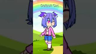 LA la na na LA la gacha gachaclub edit2024shorts New or old Defultgirl [upl. by Ardnasak327]