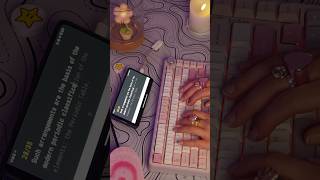 Test de vitesse avec ce clavier très relaxant  🏁✨ASMR [upl. by Aehtrod]