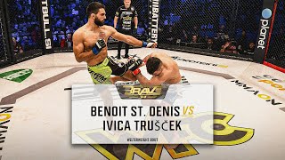 Benoit St Denis vs Ivica Truscek  FREE MMA Fight  BRAVE CF 34 [upl. by Maxantia]