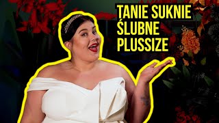 TANIE SUKNIE ŚLUBNE PLUS SIZE [upl. by Hollah]