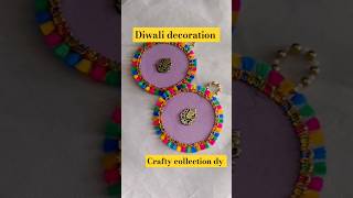 ll Diwali Decoration items  cardboard craft easy ll shortsfeed youtube diwalispecial [upl. by Airdnazxela]