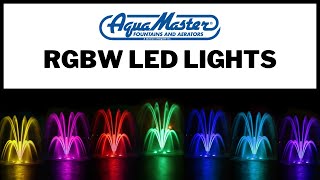 40 Watt RGBW LED  AquaMaster® Fountains and Aerators [upl. by Whitebook]