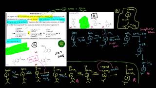 IIT ADVANCED 2018 SOLUTION  An organic acid P C11H12O2 can easily be oxidized to a dibasic acid [upl. by Florencia867]