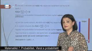 Matematikë 7  Probabiliteti Vlerat e probabilitetit [upl. by Lig]