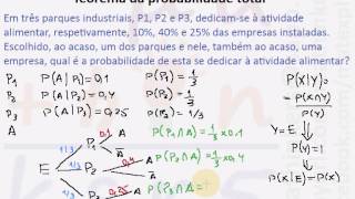 Matemática A 12º ano Teorema da Probabilidade Total exercício teoria HD [upl. by Clausen357]