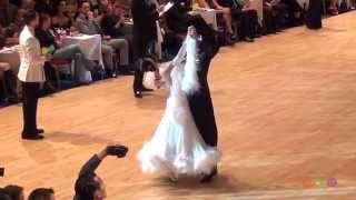 Marek Kosaty amp Paulina Glazik  WDC World Amateur Ballroom Championship 2014  Final Slow Foxtrot [upl. by Aiyekal]