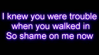 Taylor Swift  I Knew You Were Trouble LYRICS HQ [upl. by Barn]