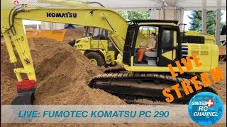 LIVE Fumotec RC Komatsu PC 290 Excavator [upl. by Bellew]