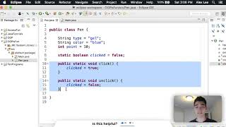 ObjectOriented Programming Java Tutorial Java OOP 71 [upl. by Dnalel61]