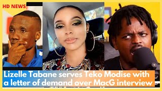 Lizelle Tabane serves Teko Modise with a letter of demand over MacG interview [upl. by Dinsdale553]