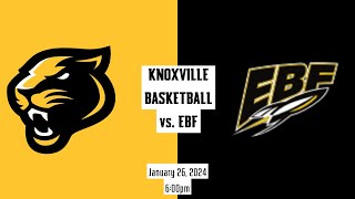 Knoxville Basketball vs EddyvilleBlakesburgFremont Rockets [upl. by Ayotas314]