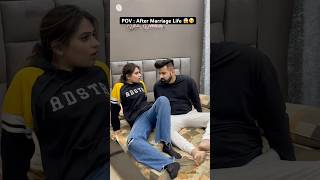 After Marriage Life 😱🤭 rajatswati comedyfilms funny aftermarriage couplegoals ytshorts [upl. by Carmena]