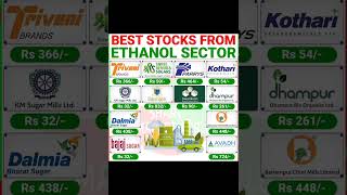 best stocks from ethanol sector share market tips investment portfolio stocks list nifty50 bank [upl. by Atiluap611]