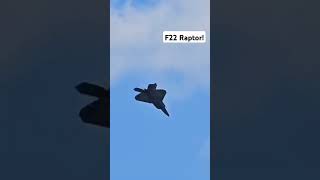 USAF F22 Raptor Flyover Demo 2024 shorts airshow aviation usaf [upl. by Navad879]