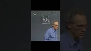 Walter Lewin explains how an acid battery works [upl. by Enajyram]