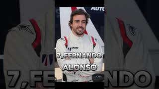 TOP 10 BEST F1 CAR DRIVERS OF ALL TIME [upl. by Etteyafal5]