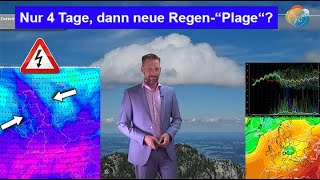 Nur 4 Tage dann Regen amp Gewitter Im Osten am längsten trocken Wettervorhersage 0916052024 [upl. by Ayyn921]