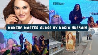 Professional bridal makeup master class by nadia hussain  International beauty workshop [upl. by Fleck946]