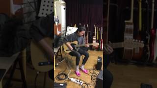 고2 여학생이 연주하는 Stevie Ray Vaughan Couldnt Stand the Weather Cover korean girl [upl. by Oralia]