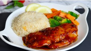 Honey garlic chicken  How to make honey garlic chicken  Honey garlic chicken breast Dinner recipe [upl. by Yasdnil]