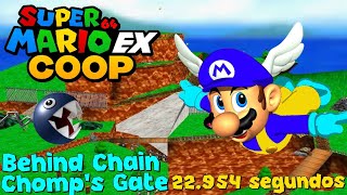 Behind Chain Chomps Gate em apenas 22 segundos sm64excoop [upl. by Presber341]