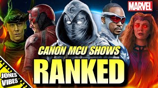 MCU TV Shows RANKED  Echo amp Netflix Shows Included  WORST TO BEST [upl. by Nawyt730]