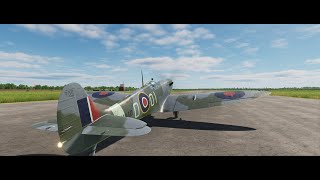 【DCS Spitfire LF Mk IX】Takeoff amp Landing [upl. by Shantha]