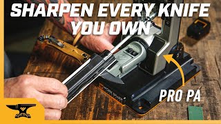 Sharpen Every Knife You Own on the Professional Precision Adjust Knife Sharpener [upl. by Geri]