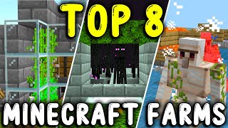 The BEST Minecraft Bedrock Farms [upl. by Kimitri]