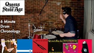 Queens of the Stone Age  6 Minute Drum Chronology  by Jamie Warren [upl. by Kaliope149]