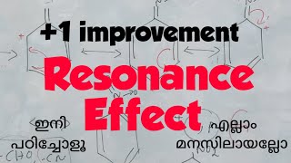 Resonance effect  Organic chemistry  Plus one chemistry [upl. by Cirnek]