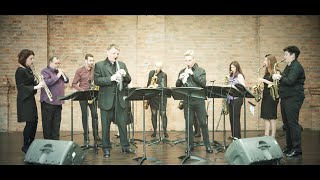 Roland Aerophone ensemble with acoustic saxophones [upl. by Ahseinaj]