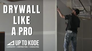 How the Pros Corner Bead  Drywall Tips [upl. by Adnerak]