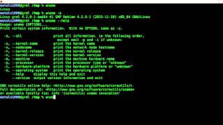 The Uname Command for System Info Linux Shell Script Tutorial [upl. by Tav]