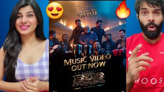 Dosti Music Video  RRR  Amit Trivedi MM Kreem  NTR Ram Charan Ajay Devgn  Dosti Rrr Reaction [upl. by Aliab]