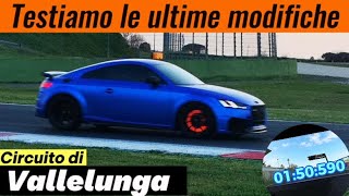 Audi TTRS vs Porsche GT3  VALLELUNGA240324 [upl. by Anilesor]