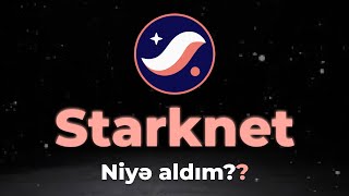 Starknet STRK nədir  STRK tokeninə niyə inanıram [upl. by Favien305]