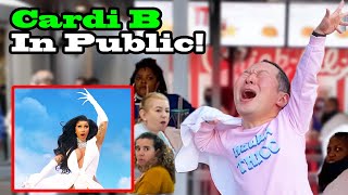 CARDI B  Up WAP I like it Bodak Yellow  DANCE IN PUBLIC [upl. by Elleral]