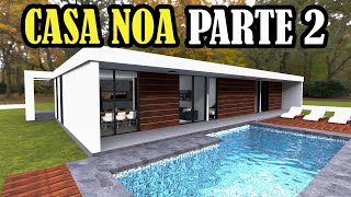 CASA PREFABRICADA DE 8X20 METROS 🚧 CASA CAMPESTRE MODERNA DE 190 M2 EN COLOMBIA PARTE 2 [upl. by Eimar]