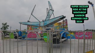 Super Sizzler Ride At The Winthrop Harbor Summer Fair 2024 [upl. by Dahaf350]